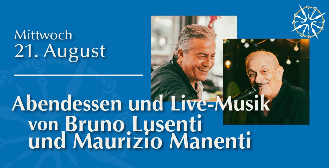 Abendessen mit Live-Musik von Bruno Lusenti und Maurizio Manenti